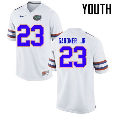 Youth Florida Gators #23 Chauncey Gardner Jr. NCAA Jordan Brand Royal Authentic Stitched College Football Jersey FDB3762OH